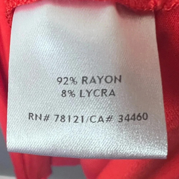 Eileen Fisher Women's Orange Lagenlook Sleeveless Stretch Casual Dress Sz MED - Picture 4 of 4